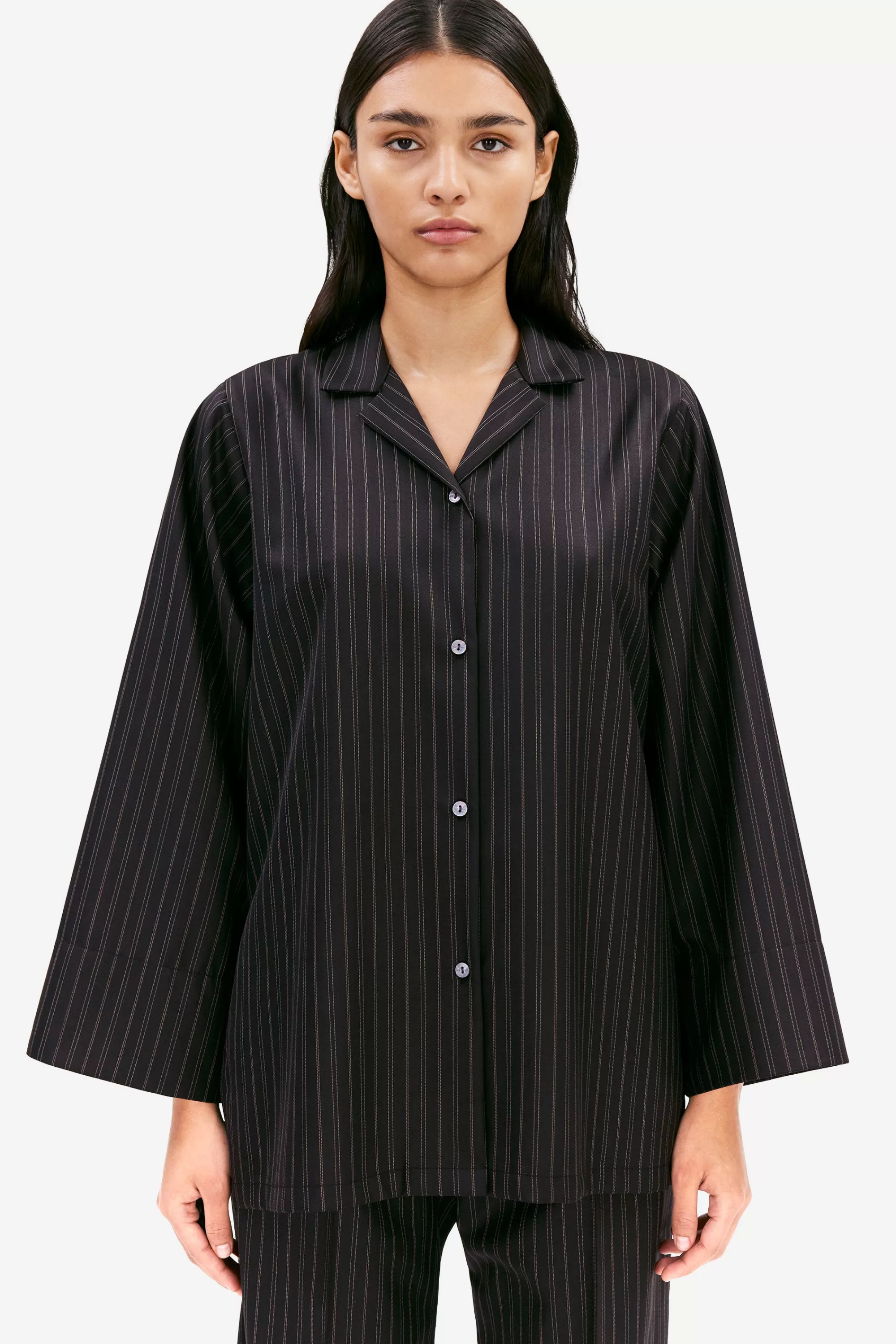 Elvine Tops^Adele black stripe