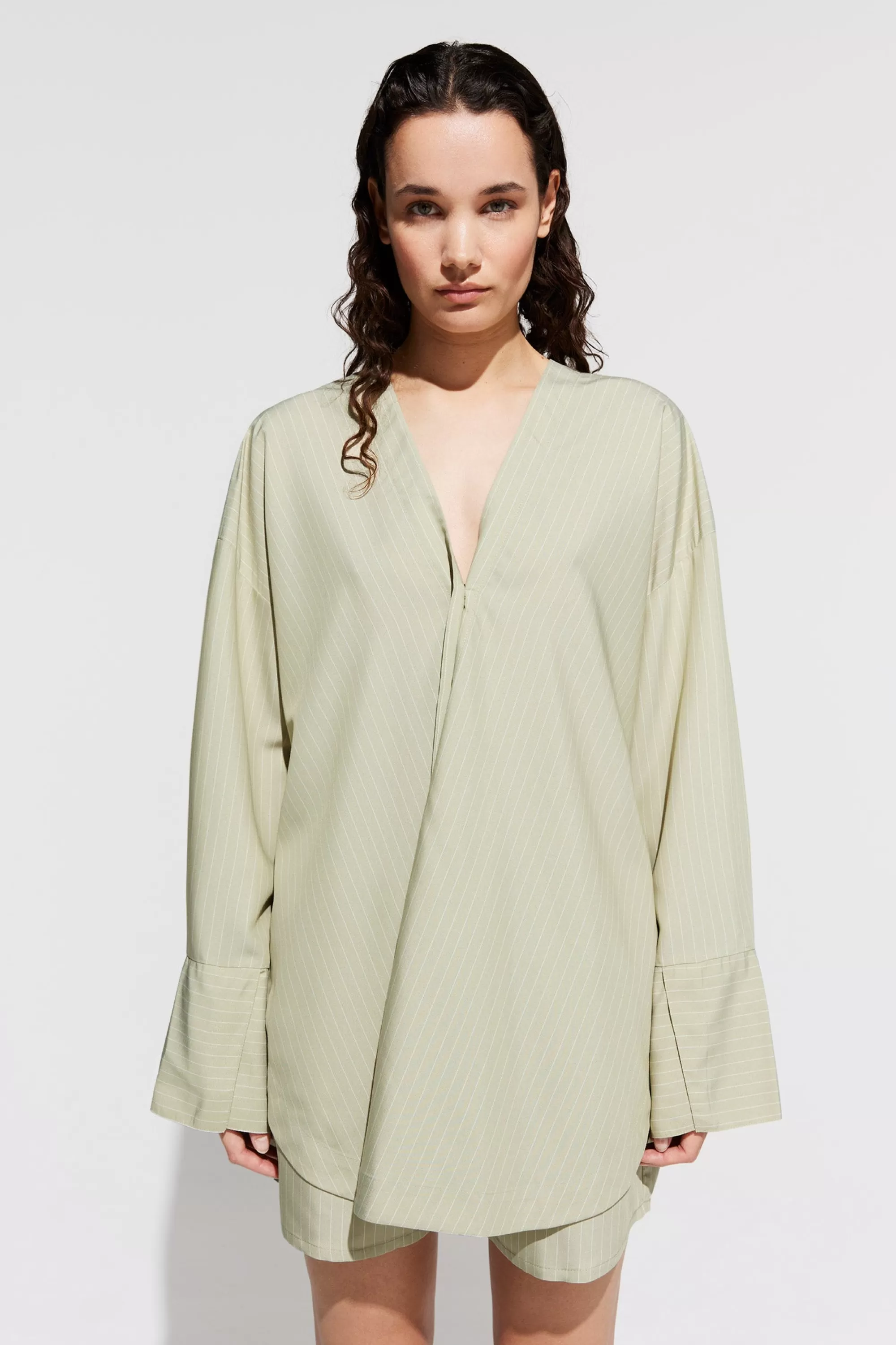 Elvine Tops^Aino pear green