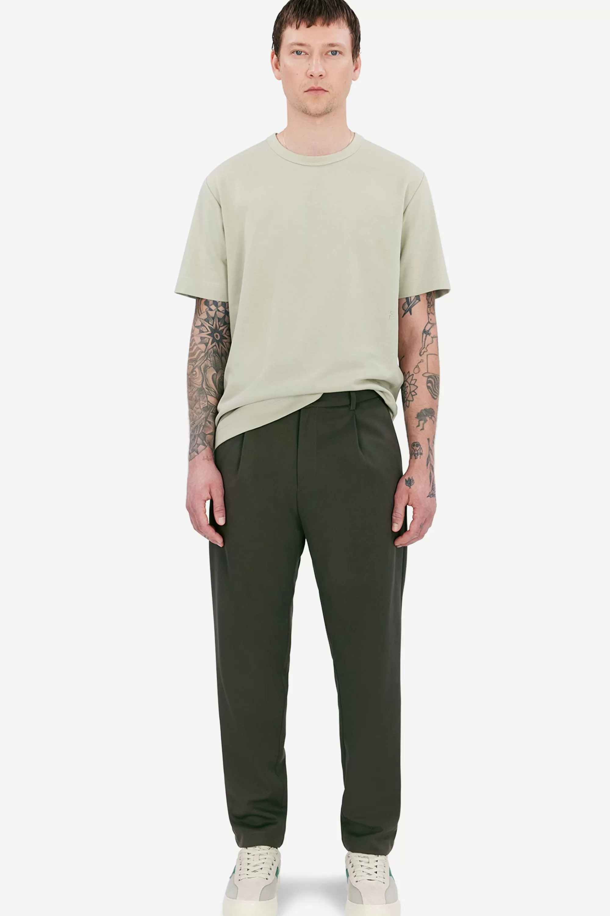 Elvine Pants^Arnason Dobby shelter green