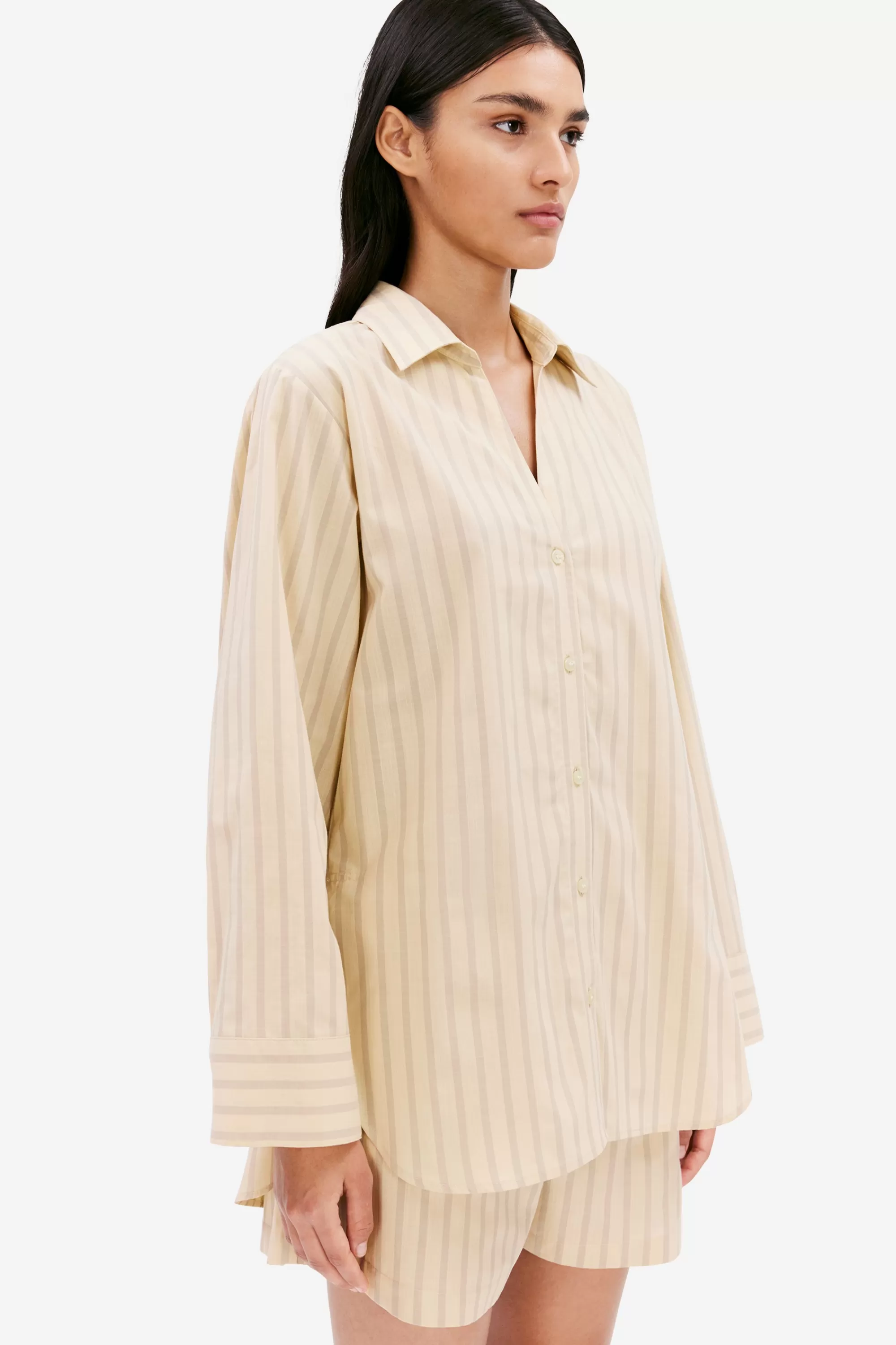 Elvine Tops^Bettina sand stripe