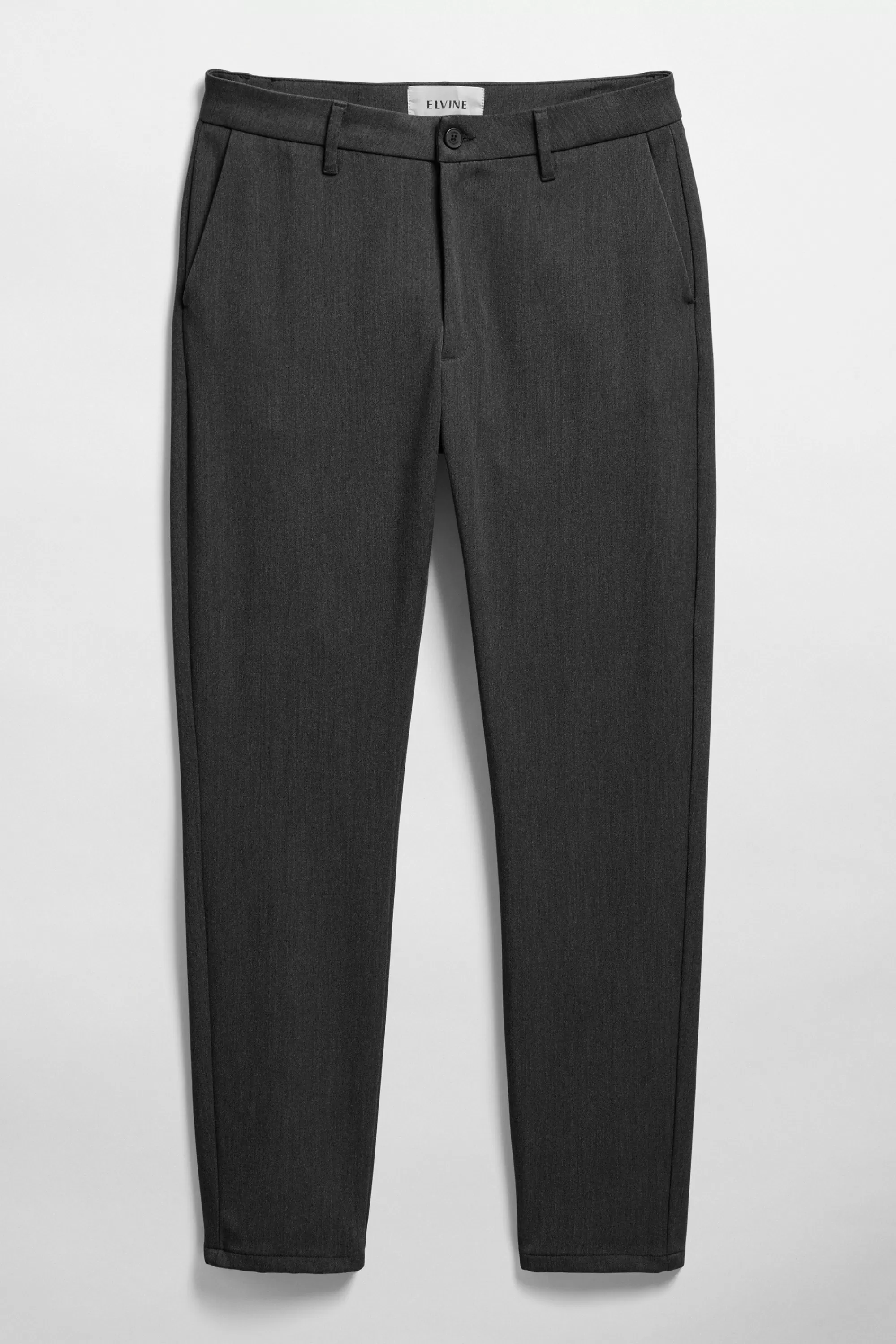 Elvine Pants^Crimson stretch grey melange