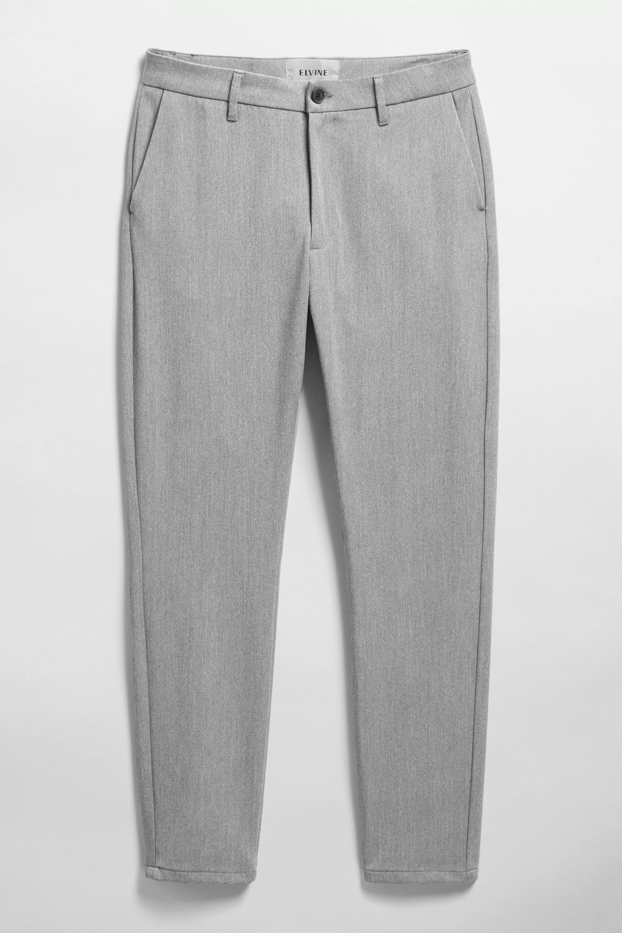 Elvine Pants^Crimson stretch light grey melange