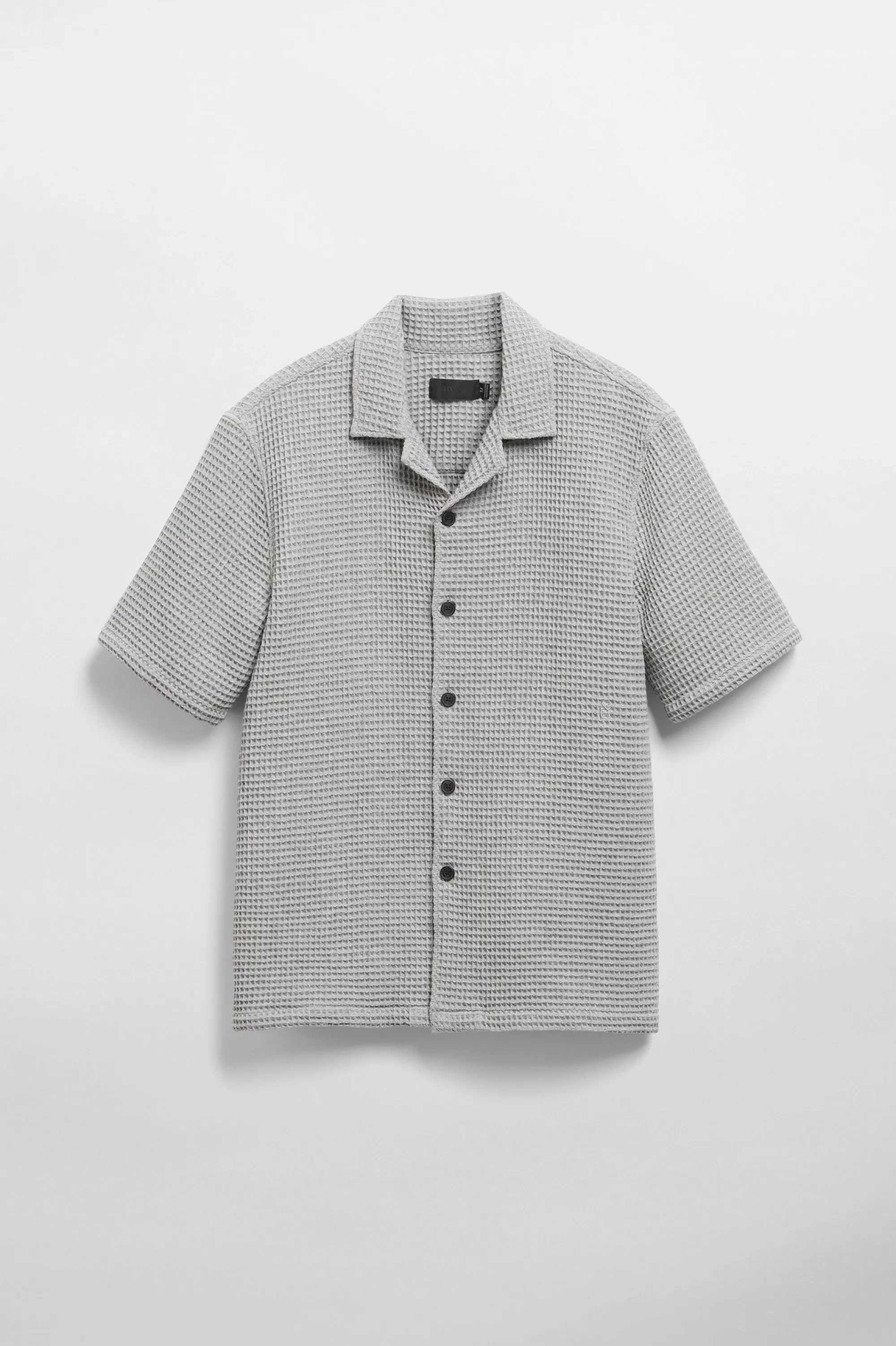 Elvine Shirts^Kilian Waffle grey melange