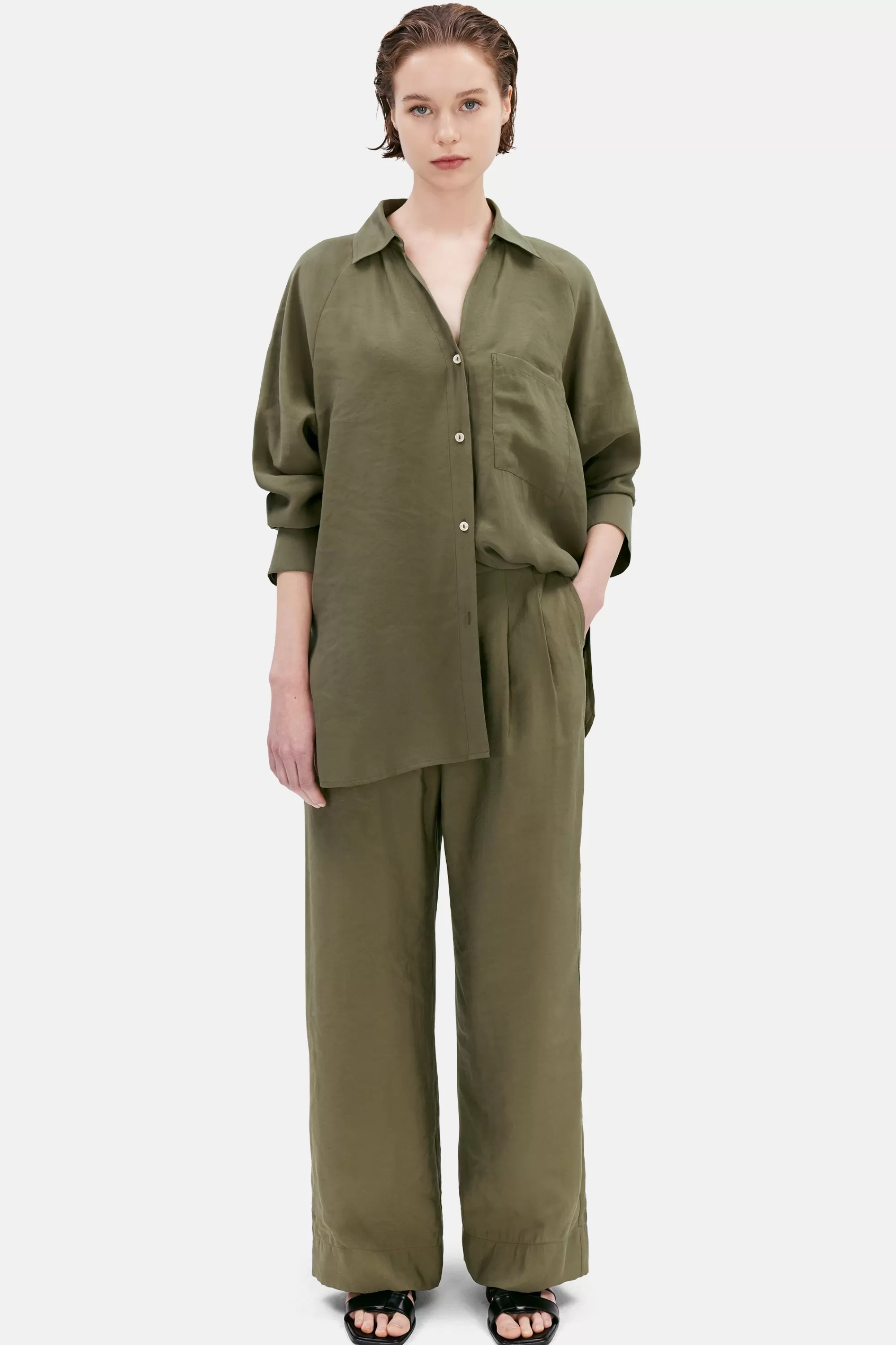 Elvine Pants^Lisette martini olive