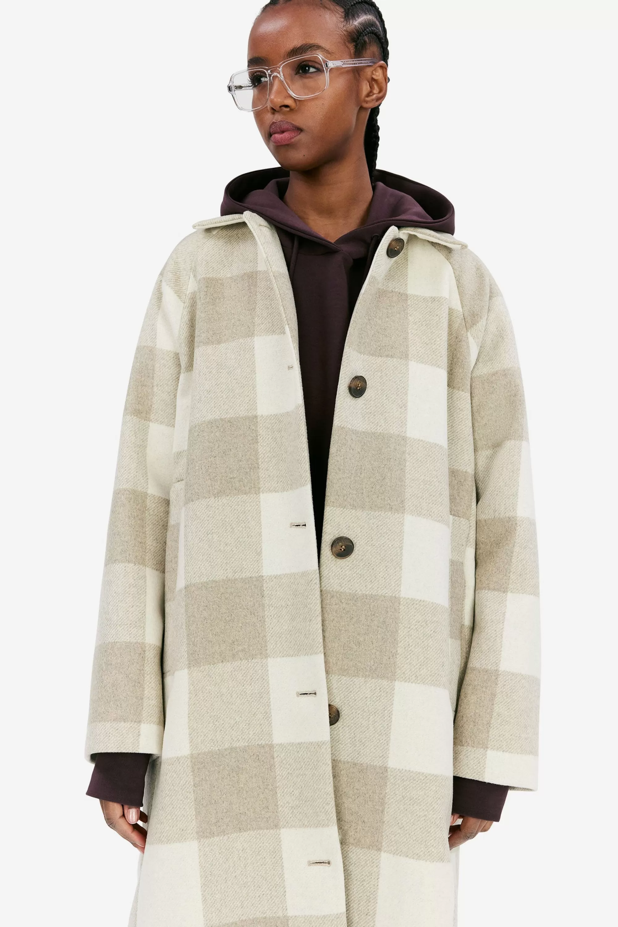 Elvine Coats & Jackets^Lorien sand check