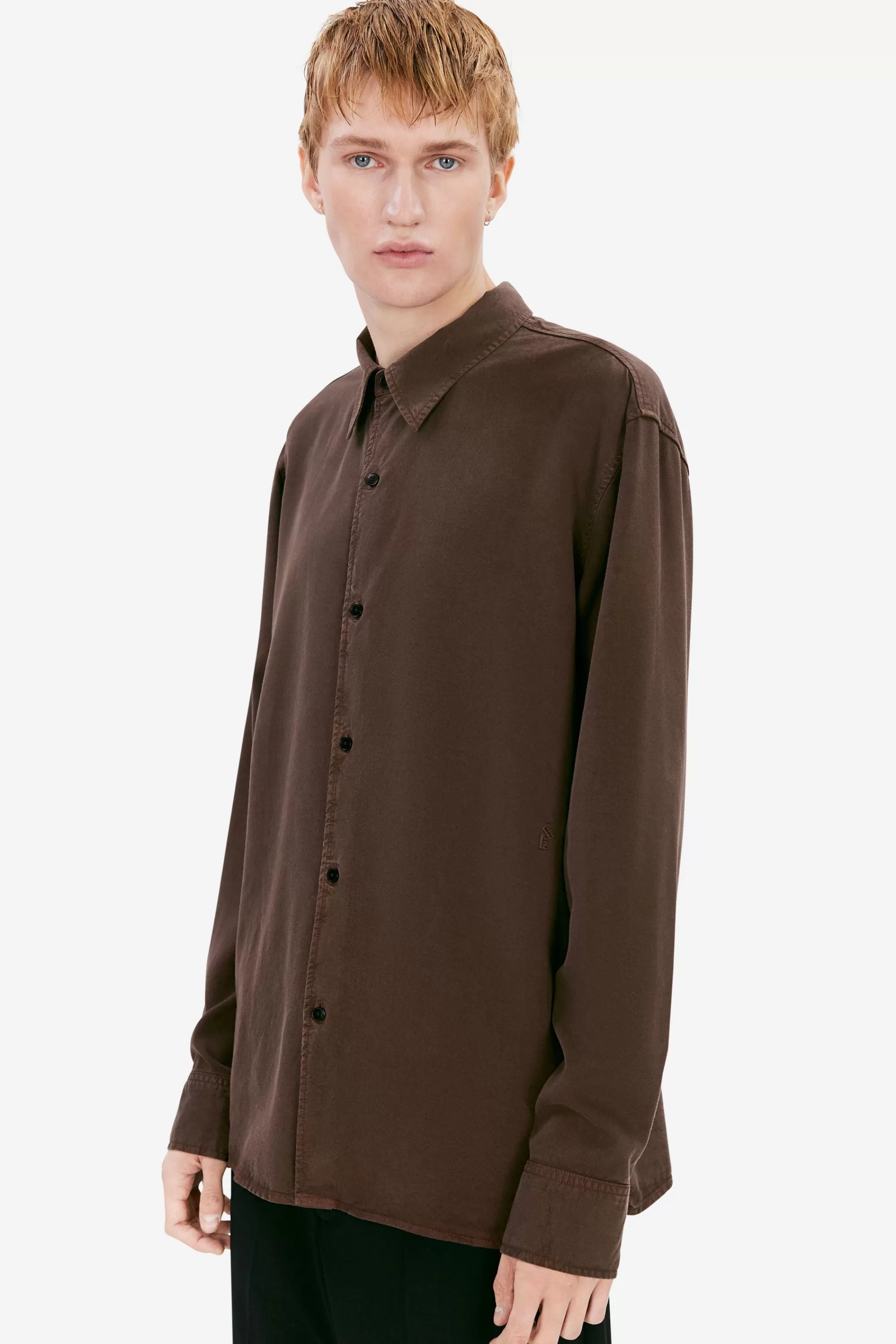 Elvine Shirts^Ossian dark coffee